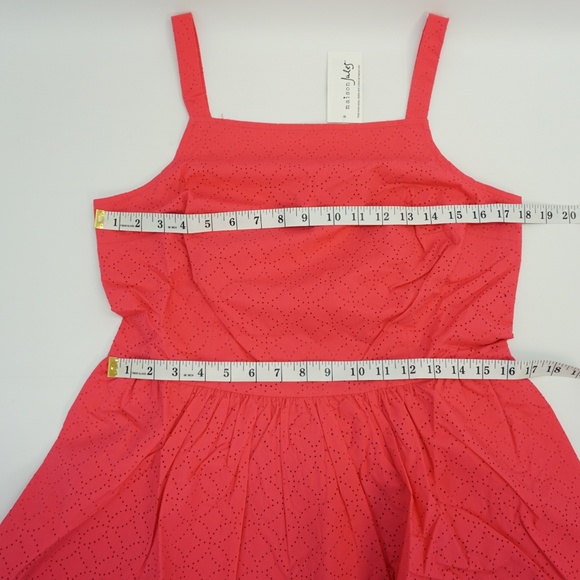 Maison Jules Laser Cut Fit Flare Sun Dress L - Picture 6 of 7